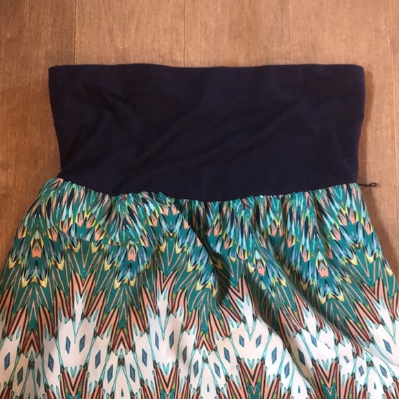 Summer Strapless Maxi Dress - Picture 3 of 5